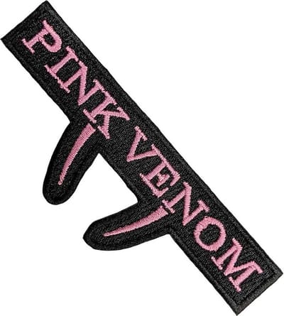 Blackpink - Pink Venom Patch - Zwart/Roze