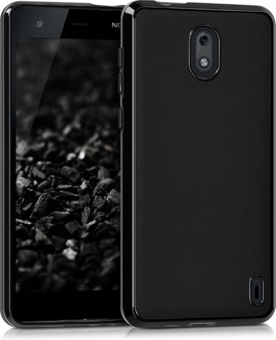 Hoesje Geschikt voor: Nokia 2 - Silicone - Zwart