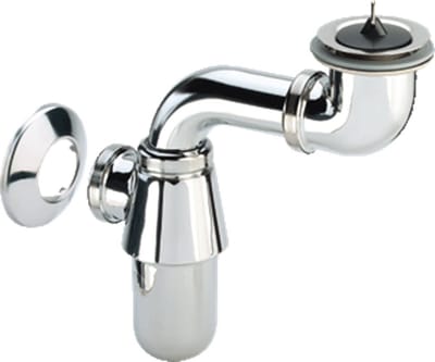 Viega plugbekersifon ruimtebesparend ergonomisch met stop 5/4 chroom