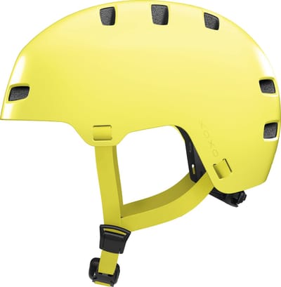 Fietshelm ABUS XOXO mono yellow S - 51-55 cm - geel - Geschikt voor gebruik op elektrische fietsen - stadsfietsen - 370 g