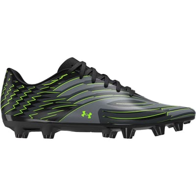 Under Armour Unisex Shadow Club 4 FG Voetbalschoenen 6006232 001 Black/Green