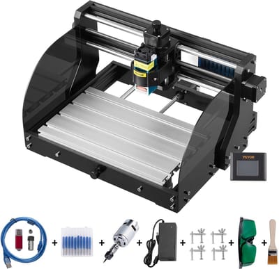 VEVOR Lasergraveur CNC3018 Pro Max Graveermachine 3as 10k Omw/Min Grbl-Bediening