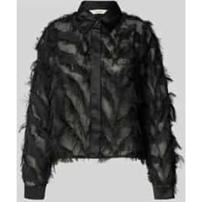 Overhemdblouse met knoopsluiting, model 'MYLINE'