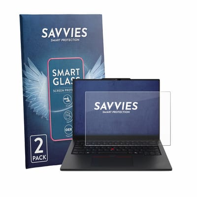 2 Stuks Savvies Screenprotector - geschikt voor Lenovo ThinkPad L13 Gen 7 - beschermfolie glas transparant