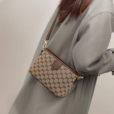 Nouveau sac à bandoulière pour femme, sac pour mère d'âge moyen, petit sac polyvalent haut de gamme, sac à bandoulière gray