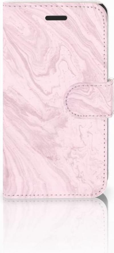 Samsung Galaxy Xcover 3 | Xcover 3 VE Bookcase Marble Pink - Origineel Cadeau Vriendin