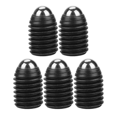 Ball Spring Plungers Set, M12 Threaded Flange Spring Plungers, Pressure and Positioning Plungers for Rotary Indexing Heads (10 Stks M12*16)
