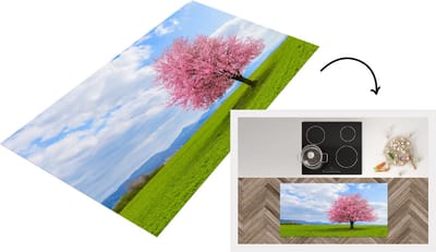 Keukenloper - Loper keuken - Sakura - Kleuren - Lente - 120x60 cm - Keukenloper vinyl