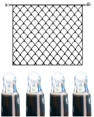 Star Trading LED Buitenverlichtingsnet, Extra, Accessoire voor Systeem LED, uitschuifbaar, koud wit, 3x3 meter