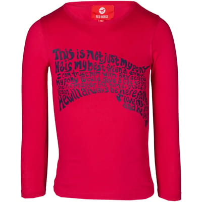 Kinder-T-shirt met lange mouwen Red Horse Winner