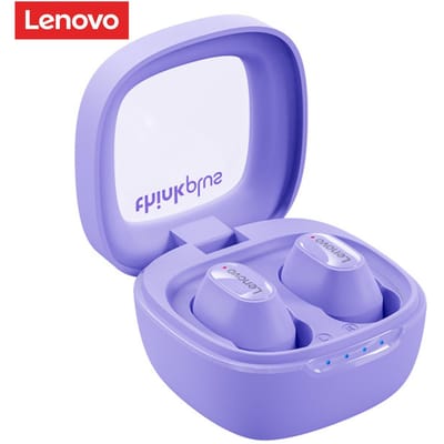 Lenovo – écouteurs intra-auriculaires sans fil XT62 BT5.3, oreillettes de jeu à faible latence, commande tactile violet