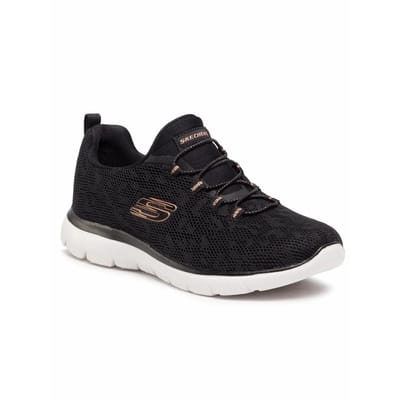 Skechers Summits 149037-BKRG, Vrouwen, Zwart, Sneakers, maat: 38,5