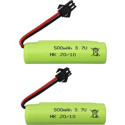 3.7V 500mAh Lithium Batterijen | Compatibel met DE35, DE38, DE40, DE50, TB202, TB201, TM201, TM202, TC141, DE44, DE55 RC Auto's groen