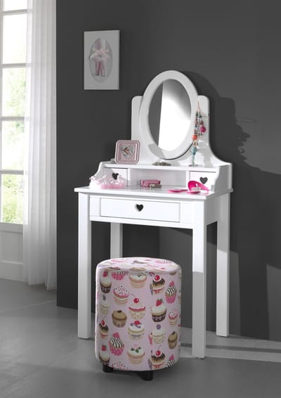 Vipack-Kinderkaptafel-Amori-met-spiegel-hout-wit
