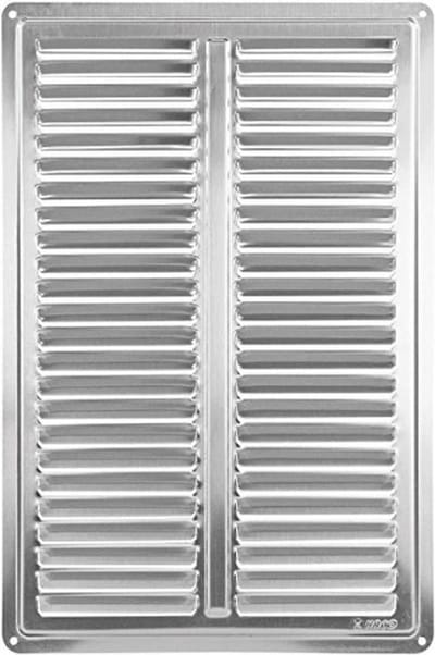 Ventilatierooster Roestvrij Staal 205 x 305 mm - Afvoerrooster voor Binnen en Buiten