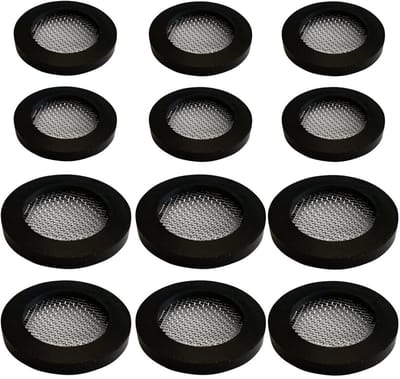 MTTProducts - Doucheafdichtingen - Set van 12 - Hoogwaardige rubberen afdichtingen - Universeel - filter afdichting - Geschikt voor 3/4" 1/2" aansl...