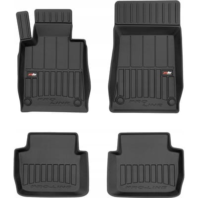 Frogum - BMW 3 Serie E46 1998-2005 - Automatten - 3D Set - Hoogwaardig TPE - 6 cm Hoge Rand