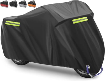 Waterdichte Motorhoes voor Motorfiets - 210D Oxford Stof, UV-Bescherming, Binnen en Buiten Gebruik