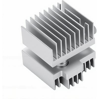 Dissipateur thermique en aluminium de remplacement pour bloc de refroidissement de hotend d'extrudeur d'imprimante 3D Flashforge AD5X