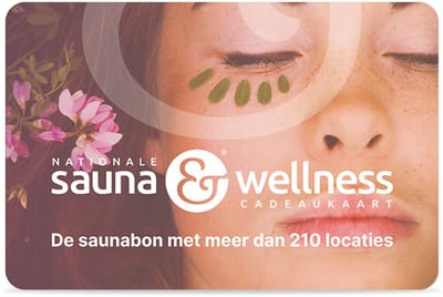 Nationale Sauna & Wellness cadeaukaart 15,-