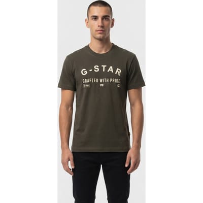 G-Star Chest Logo R T S/s Asfalt Taglia: XS | T-shirt stampate Outlet | Uomo