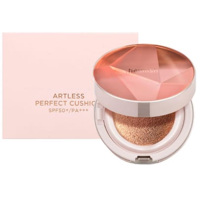 Heimish ARTLESS PERFECT CUSHION SPF50+ PA+++ N°25 Beige Moyen - Fond de teint avec filtre solaire