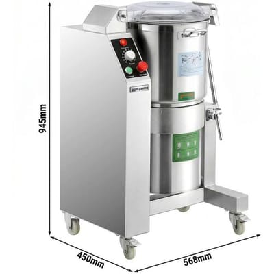 GGM Gastro Vegetarischer/ Hummus Cutter - 18 Liter - 3 kW - 230 Volt - 1400 U/min - mit Timerfunktion