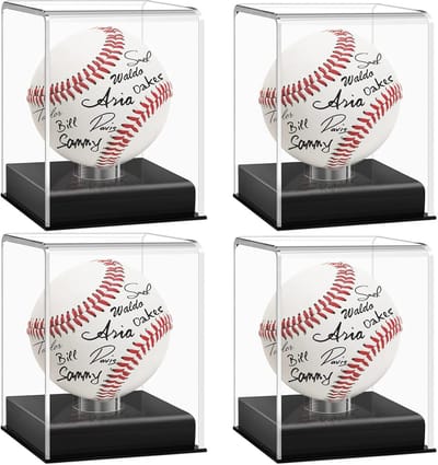 Duurzame Acryl Vitrine voor Honkbal of Gesigneerde Ballen met UV-Bescherming