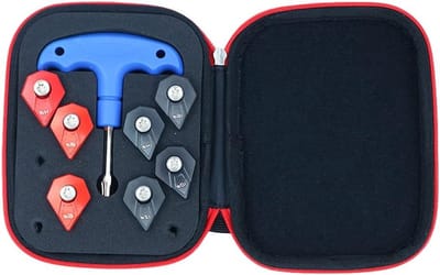 Golf Gewichten Sleutelset voor F9 Driver - Inclusief 4g, 6g, 8g, 10g, 12g, 14g, 16g - Verstelbare Gewichtssystemen voor Golfclubs