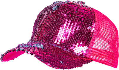 Pet Pailletten - Neon Roze - Volwassenen