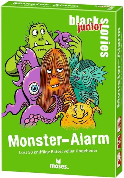 Junior Raadsels - Monster Spel - Creatief Denken - 50 Knifflige Verhalen - 95 x 135 cm - Geel
