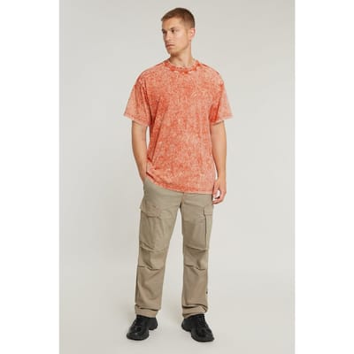 G-Star Washed Loose R T Lt Antic Red Nettuno Taglia: S | Magliette basic Outlet | Uomo | Rosso