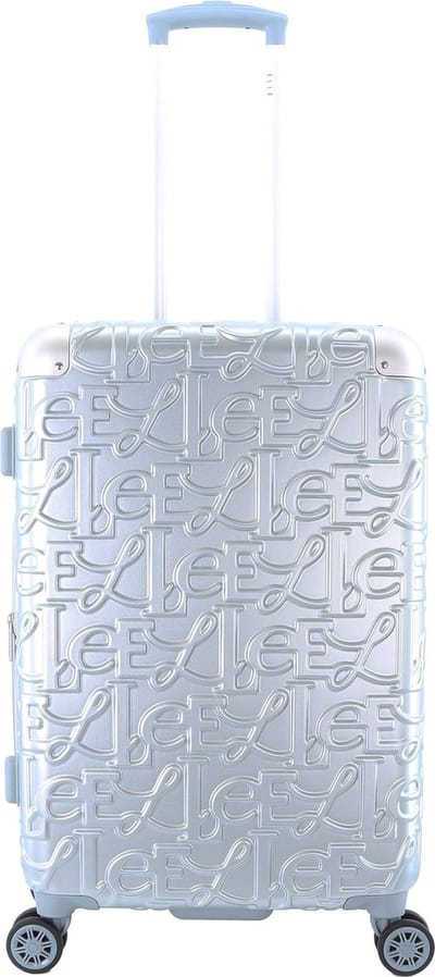 ELLE Harde Koffer / Trolley / Reiskoffer - 60 cm (Medium) - Alors - Zilver - Zilver / Medium