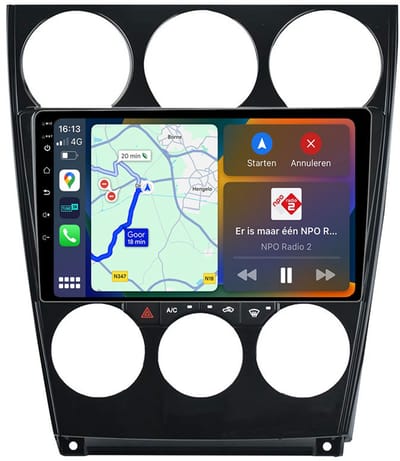 BG4U - Android Navigatie Radio geschikt voor Mazda 6 2004-2015 met Apple Carplay en Android Auto