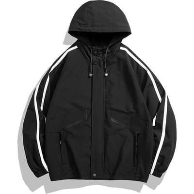 Herfst Vetgemest Grote Maat Jas Herenjas Buitenjas Heren en Dames Waterdicht Winddicht Bergbeklimmingspak Borduurbaar 9XL