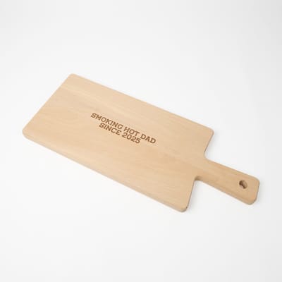 Tapasplankje hout - Serveerplankje - Vaderdagcadeau - Cadeau voor papa - Smoking Dad 2025 - Cadeau papa - Vaderdag - Serveerplank - Tapasplank - Cadeau vaderdag