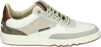 Floris van Bommel - DE KUPSTER 05.23 - Lage sneakersVrije tijdsschoenenHeren sneakers - Kleur: Wit/beige - Maat: 39.5