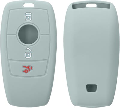 kwmobile autosleutel hoesje geschikt voor Mercedes Benz Smart Key autosleutel (alleen Keyless) hoes - TPU autosleutel behuizing - Beschermende auto sleutel case - Sleuteletui in cool mint