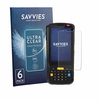 Savvies - Screenprotector voor Newland MT65 Beluga V - Folie Beschermfolie transparant 6 Stuks