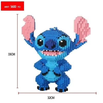 33CM Stitch Blokken - Het Beste Doe-het-zelf Bouwspeelgoed voor Kinderen en Volwassenen Die Van Een Uitdaging Houden Doe-het-zelf Puzzel Bouwblokken