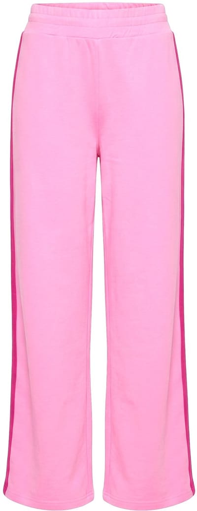 Angel of Style - Dames - Sweatbroek rechte pijpen strepen aan de zijkant - Flamingo - Maat 44