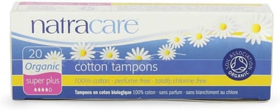 Biologische Tampons Super Plus - 100 Pak - Gemaakt van 100% Biologisch Katoen