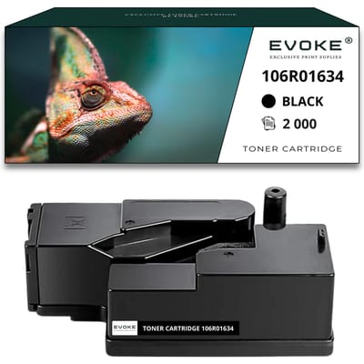 Evoke Compatibele Toner voor Xerox 106R01634 Zwart 2000 Pagina's Phaser Workcentre 6000 6010V/N 6015 6015N 6015Ni