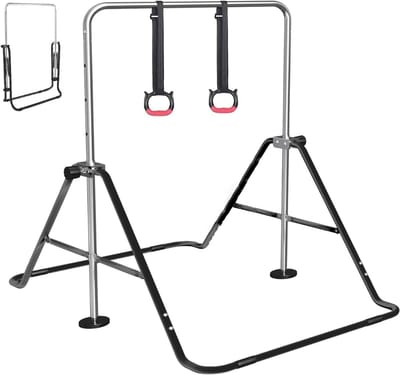 DailySupplies® Turnrek met Handvaten - Rekstok - Duikelrek - Tuinrek - Zwart