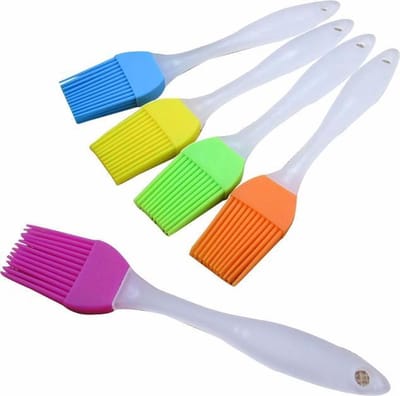 CHPN - Bakkwast - Keukenkwast - Kwast - Siliconen kwast - Geel - 21CM - Siliconen - Keukenaccessoire - Keukengerei - Bakken - Insmeren - Invetten - Invetkwast