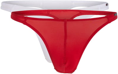olaf benz Heren string 2 pack RED1201