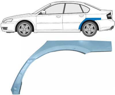 Reparatiepaneel achterspatbord voor Subaru Legacy 2003-2009 / Links