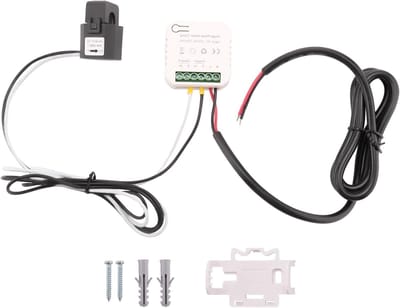 Energiemeter - Stroomtang Slim - Verbruik Monitoren - WiFi Connectie - 80A - Wit