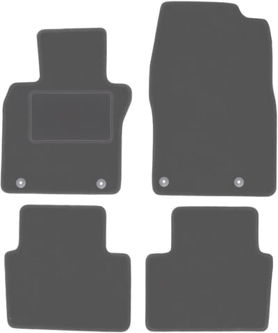 Automatten in grafietkleur voor: Mazda 3 IV hatchback, sedan (2019-)