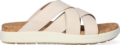 Keen - Elle Mixed Slide Dames Slippers Birch/Star White - Maat 39.5